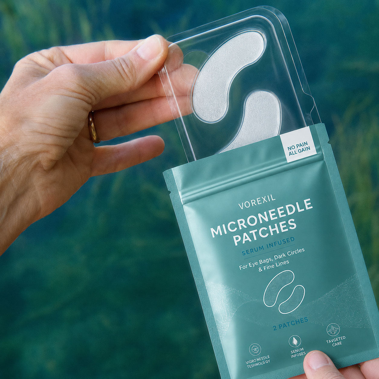 Vorexil™ Micro-Needle Under-Eye Patches for Brighter, Smoother Looking Eyes